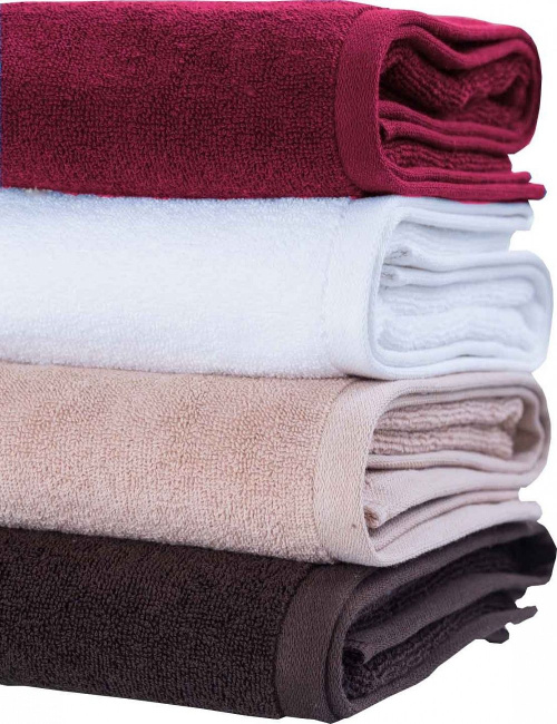 Полотенца махровые гладкокрашенные